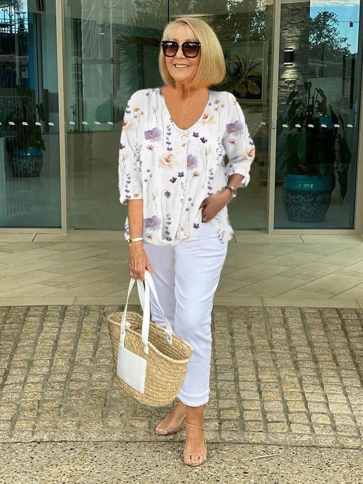 Barbara -  Floral Top