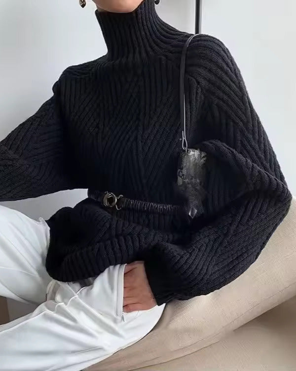 Audrey - Knitted Turtleneck