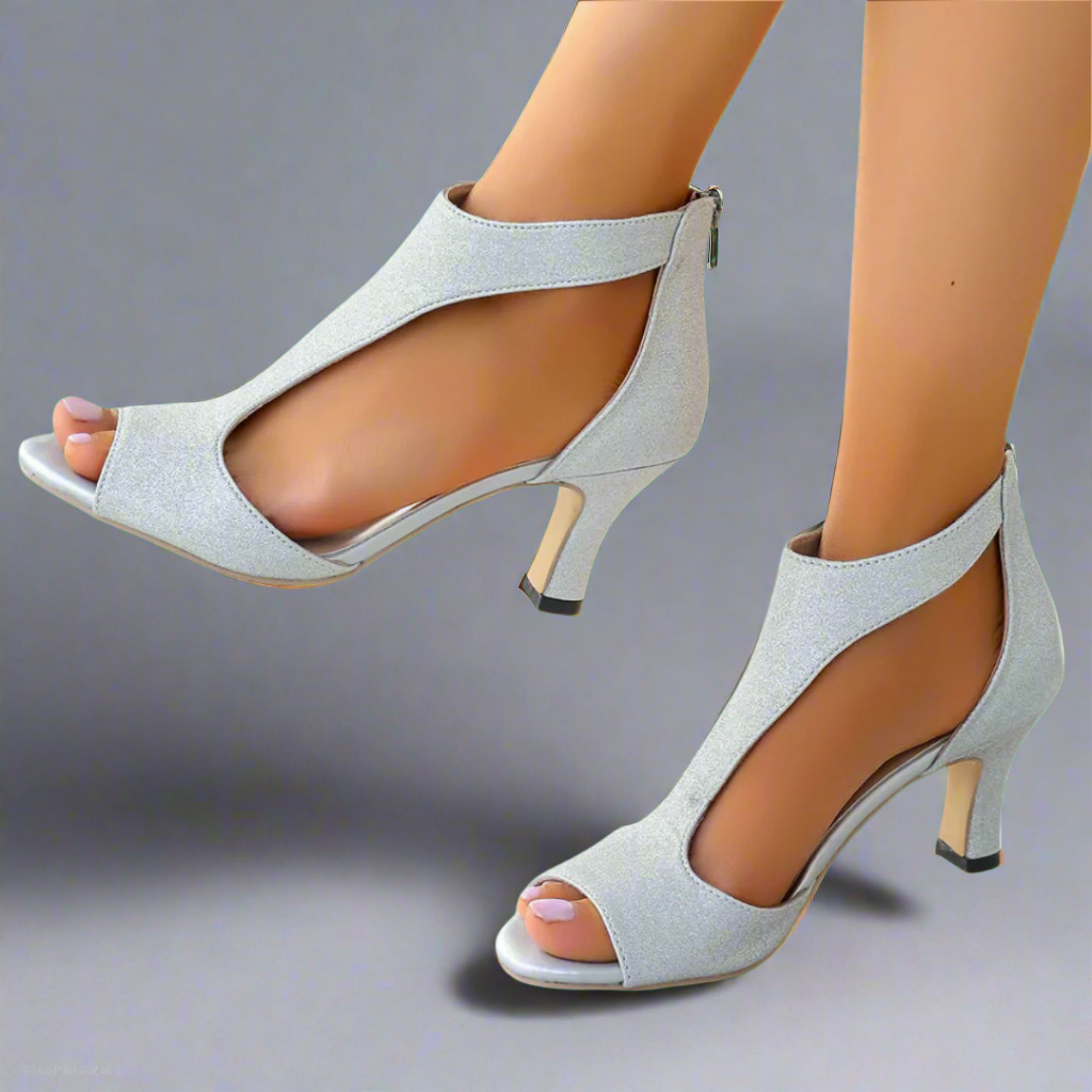 Heidrun | Elegant and comfortable heeled sandals