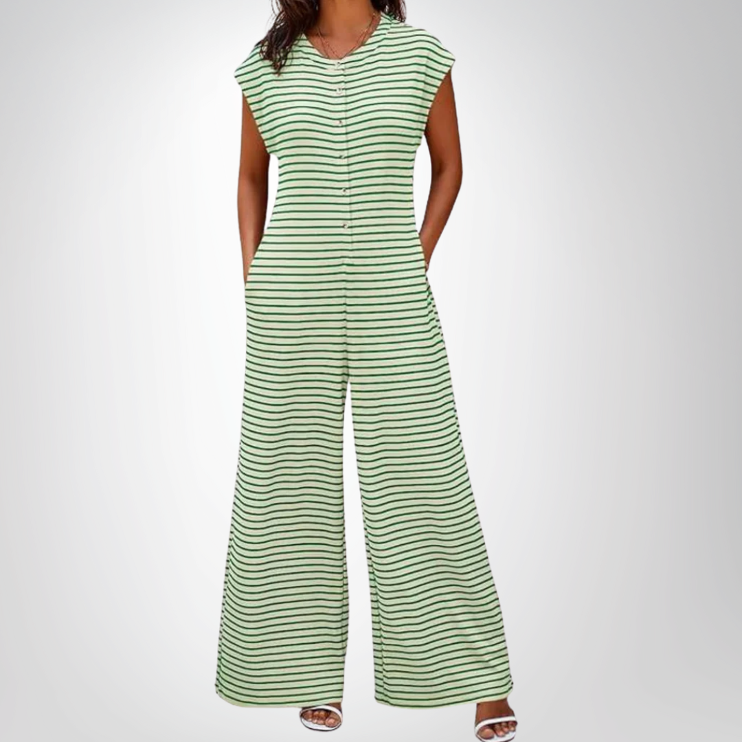 Keturah - Casual Striped Jumpsuit