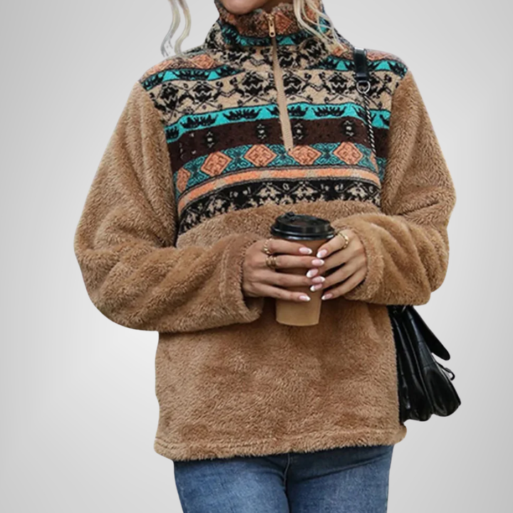 Gail - Vintage Fleece Jumper