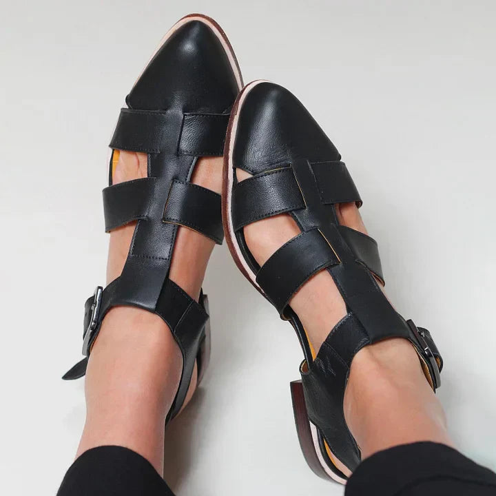 Alicia | Woven Flat Sandals