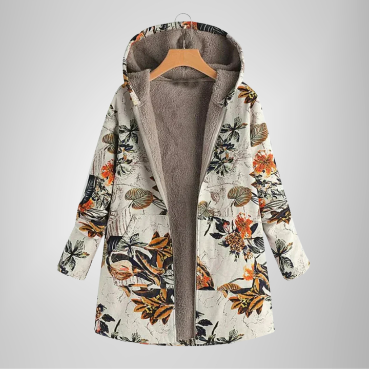 Lilou - Floral Fleece Jacket