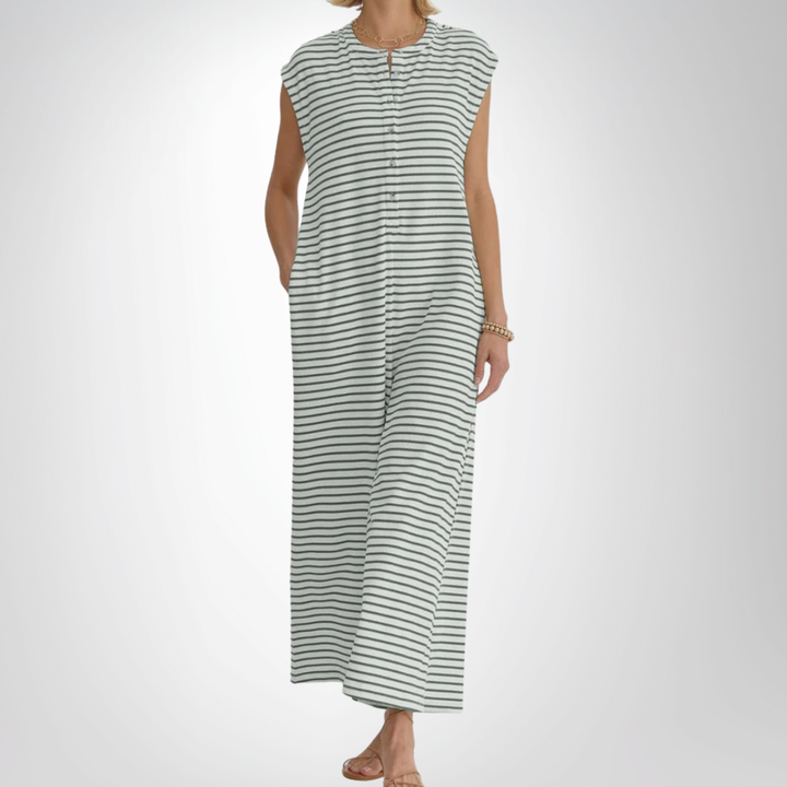 Keturah - Casual Striped Jumpsuit