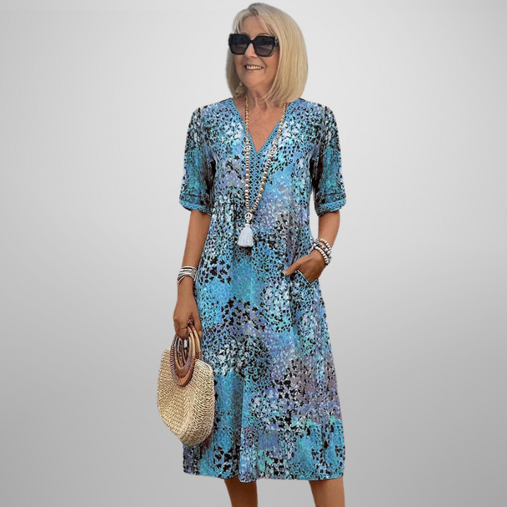 Evelyn - Short Sleeve Summer Dress