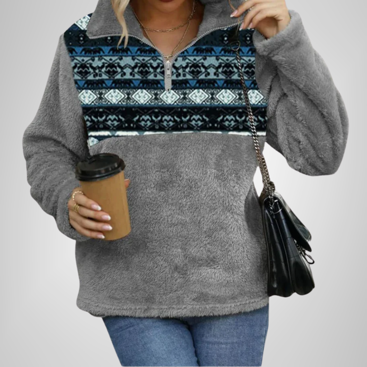 Gail - Vintage Fleece Jumper