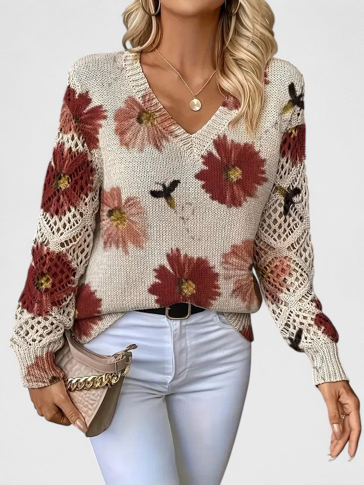 Sylvia - Floral Sweater