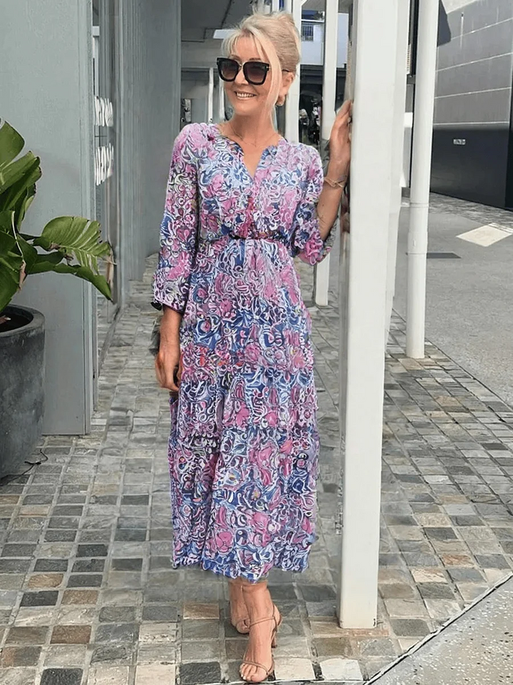 Ivy - Casual floral boho dress