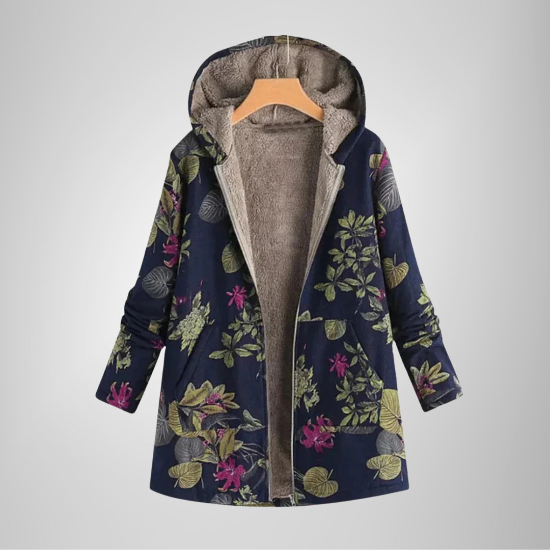 Lilou - Floral Fleece Jacket