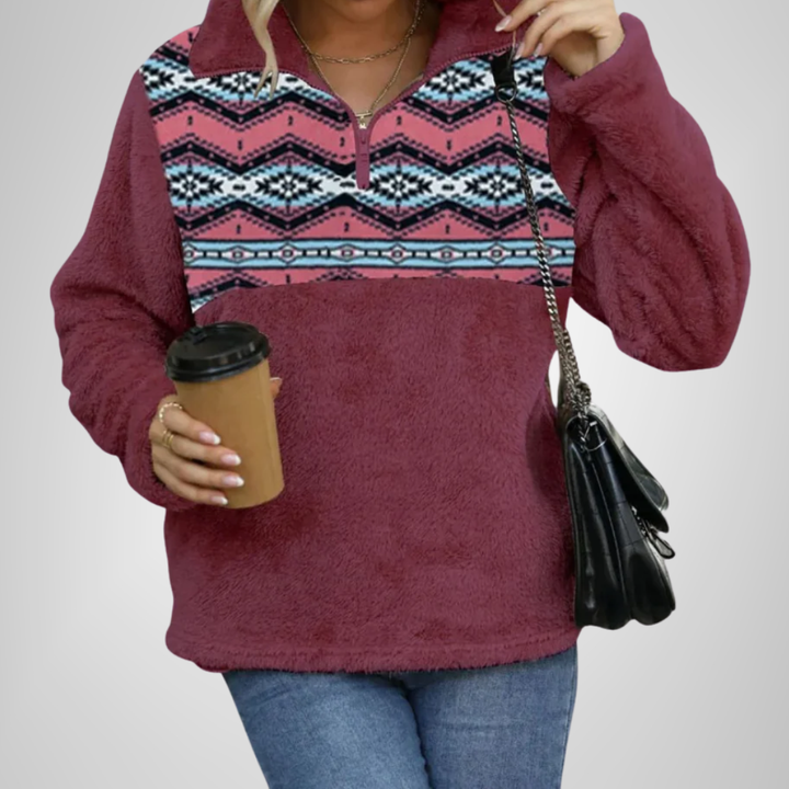 Gail - Vintage Fleece Jumper