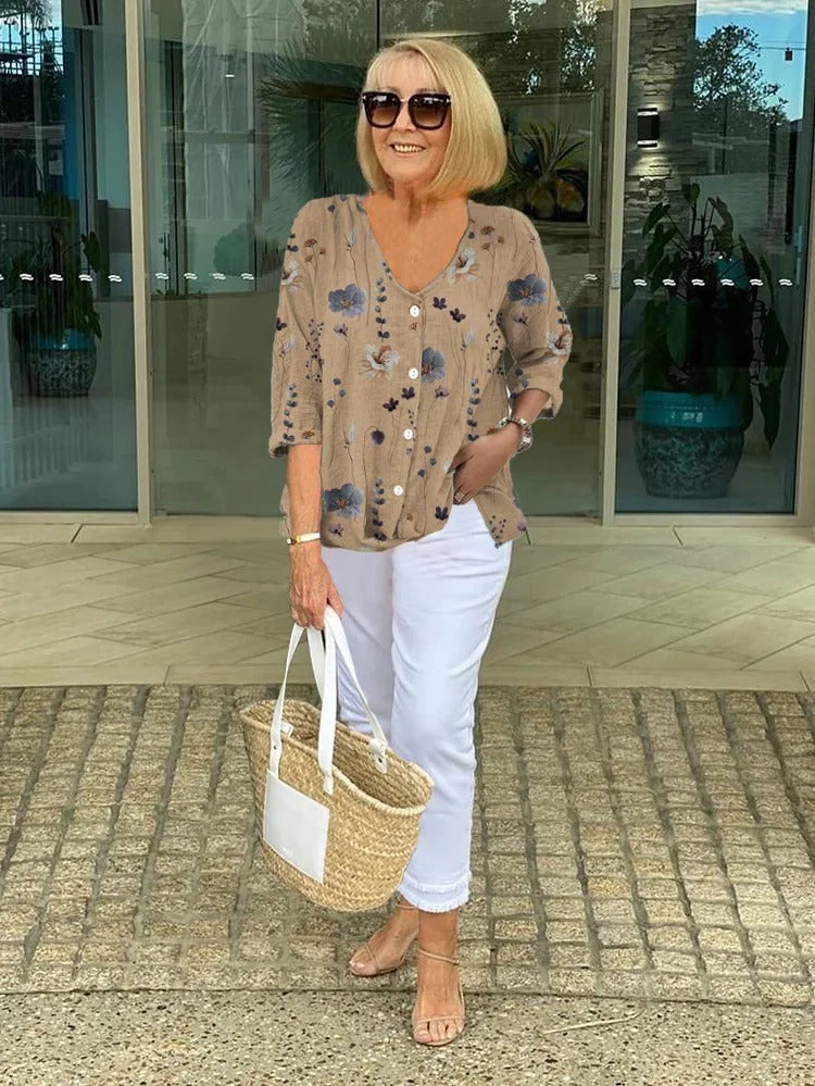 Barbara -  Floral Top