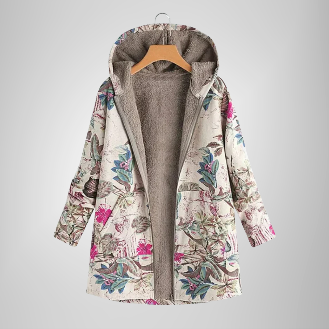 Lilou - Floral Fleece Jacket