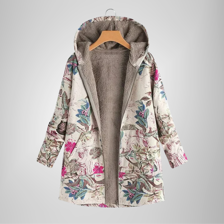 Lilou - Floral Fleece Jacket