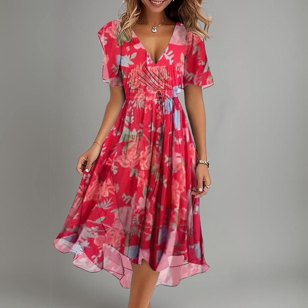 Maisie - Elegant Chiffon Dress