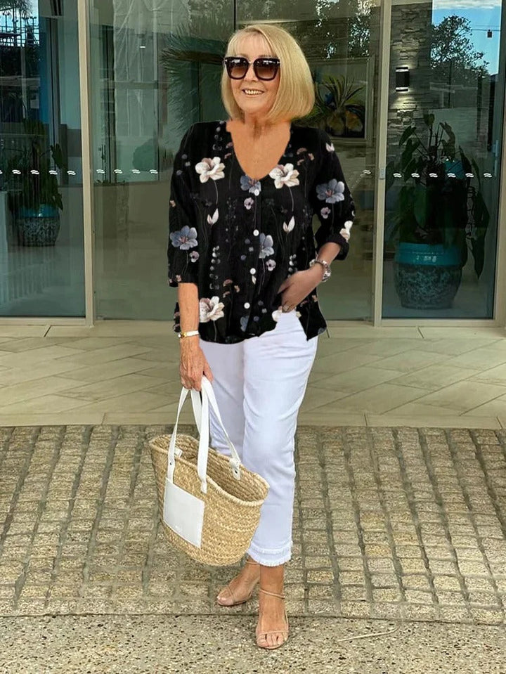 Barbara -  Floral Top