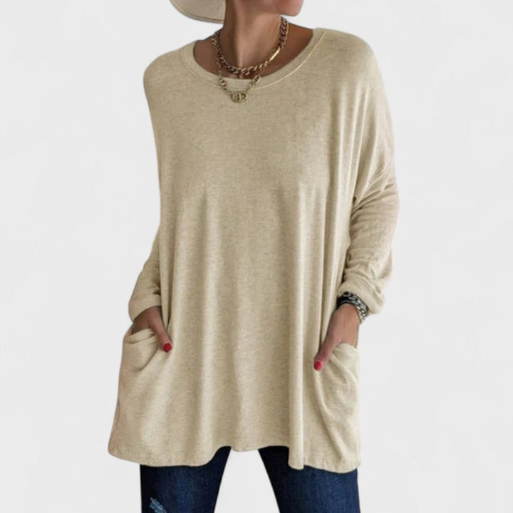 Moira – Relaxed Long Sleeve Top