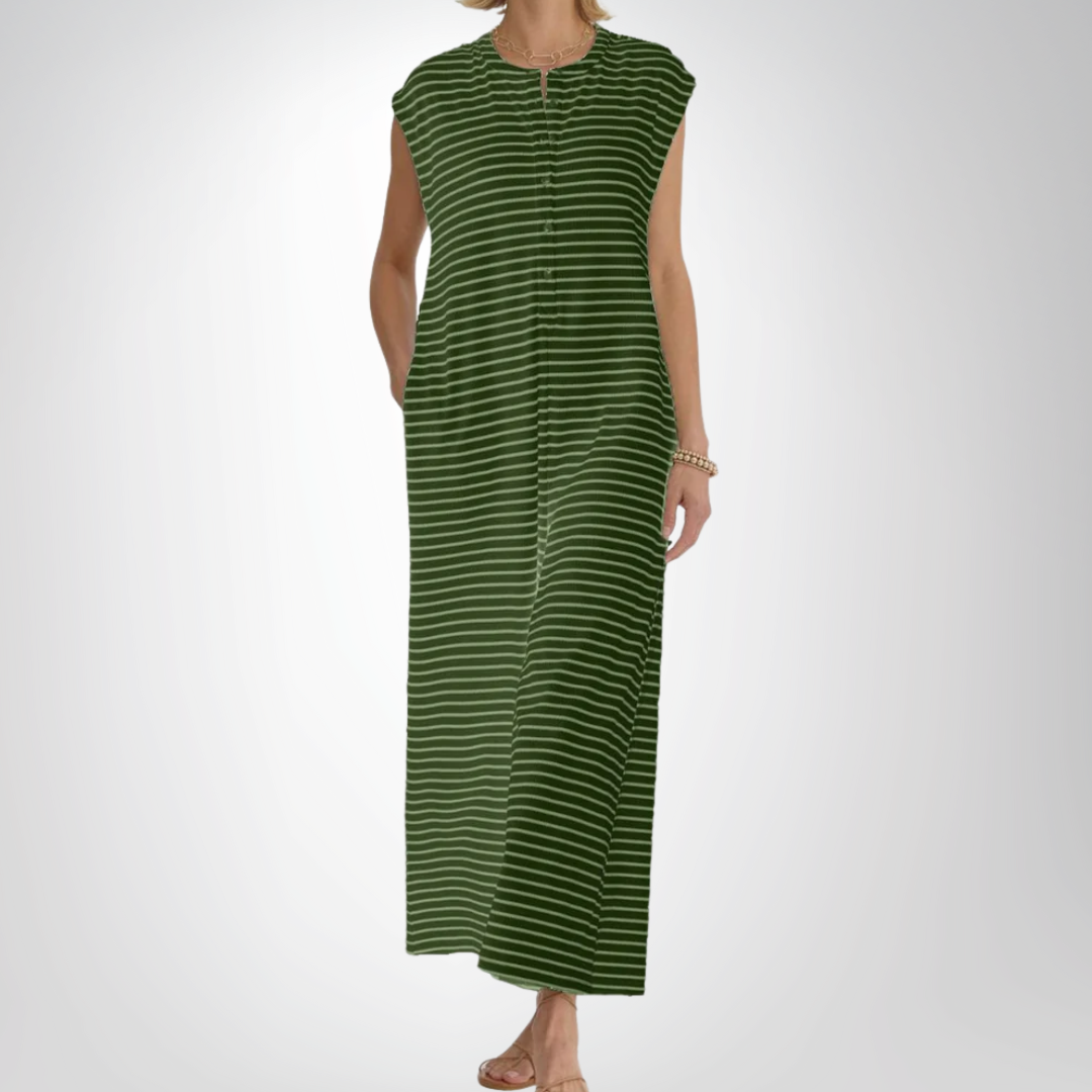 Keturah - Casual Striped Jumpsuit