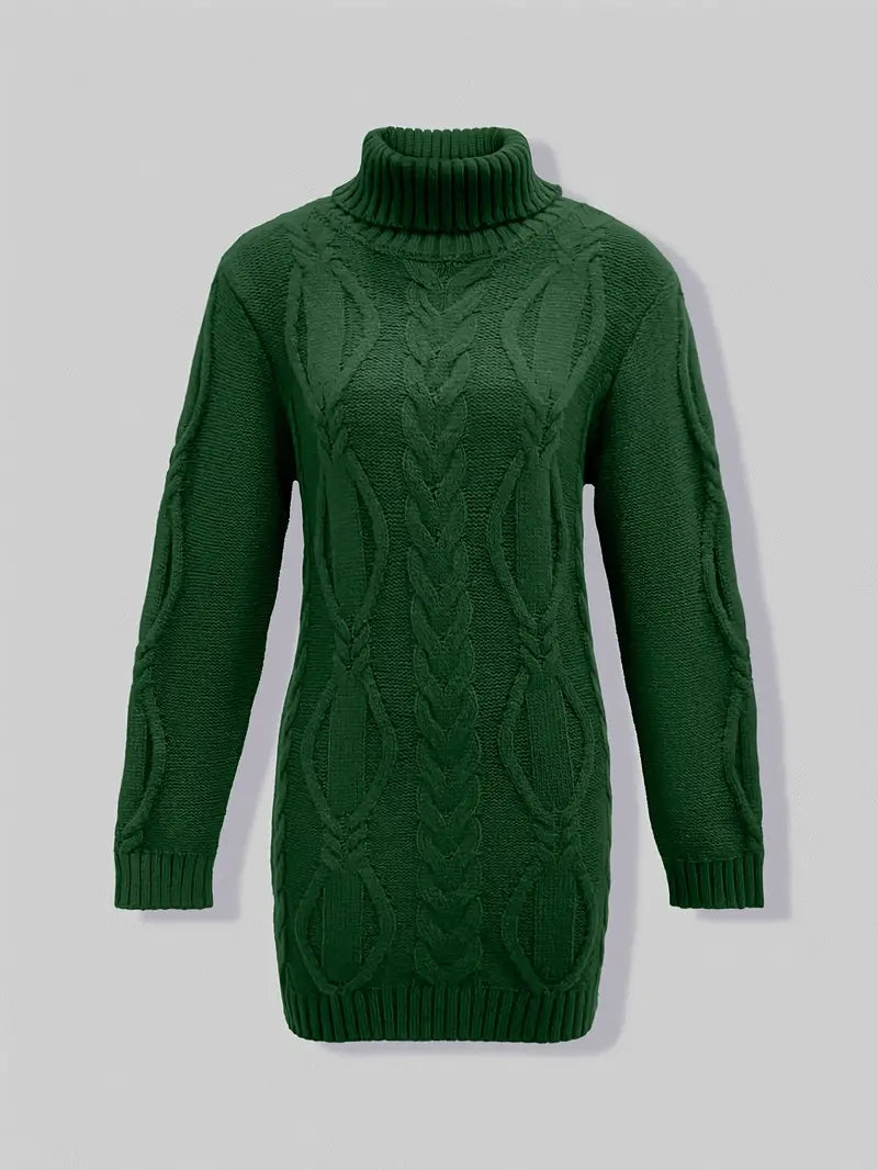 Narda - Cable Knitted Turtleneck