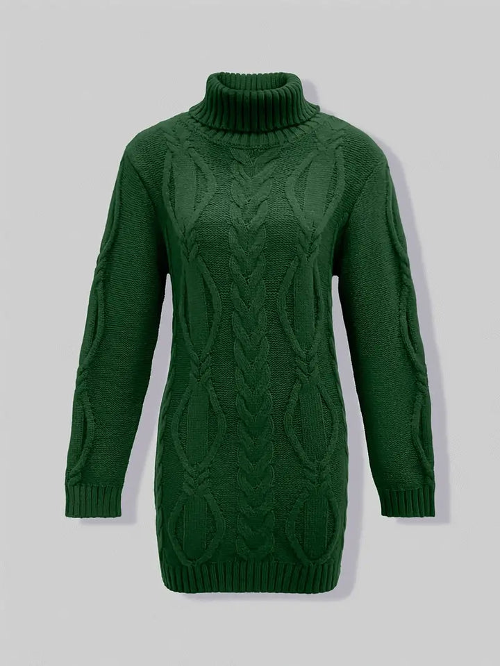 Narda - Cable Knitted Turtleneck