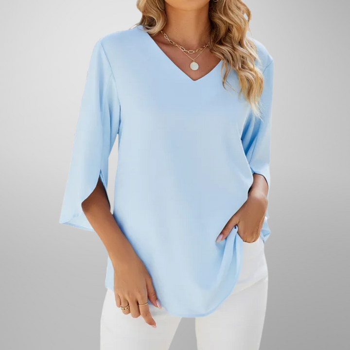 Cara - V-neck Blouse