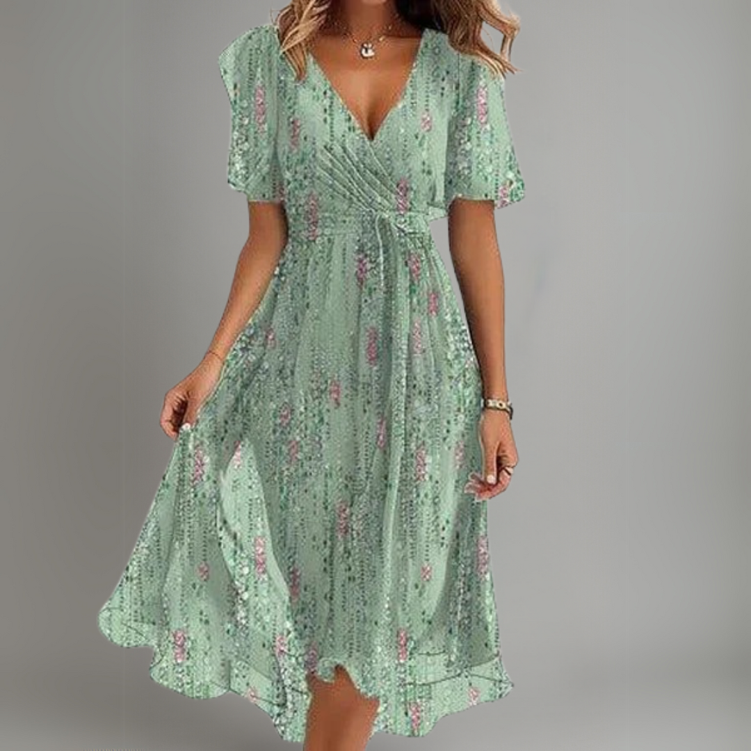 Maisie - Elegant Chiffon Dress