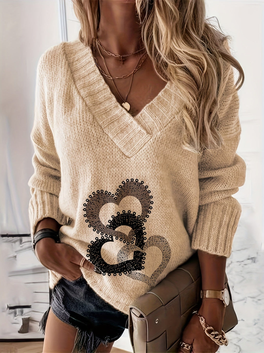 Chrystel - Heart Sweater