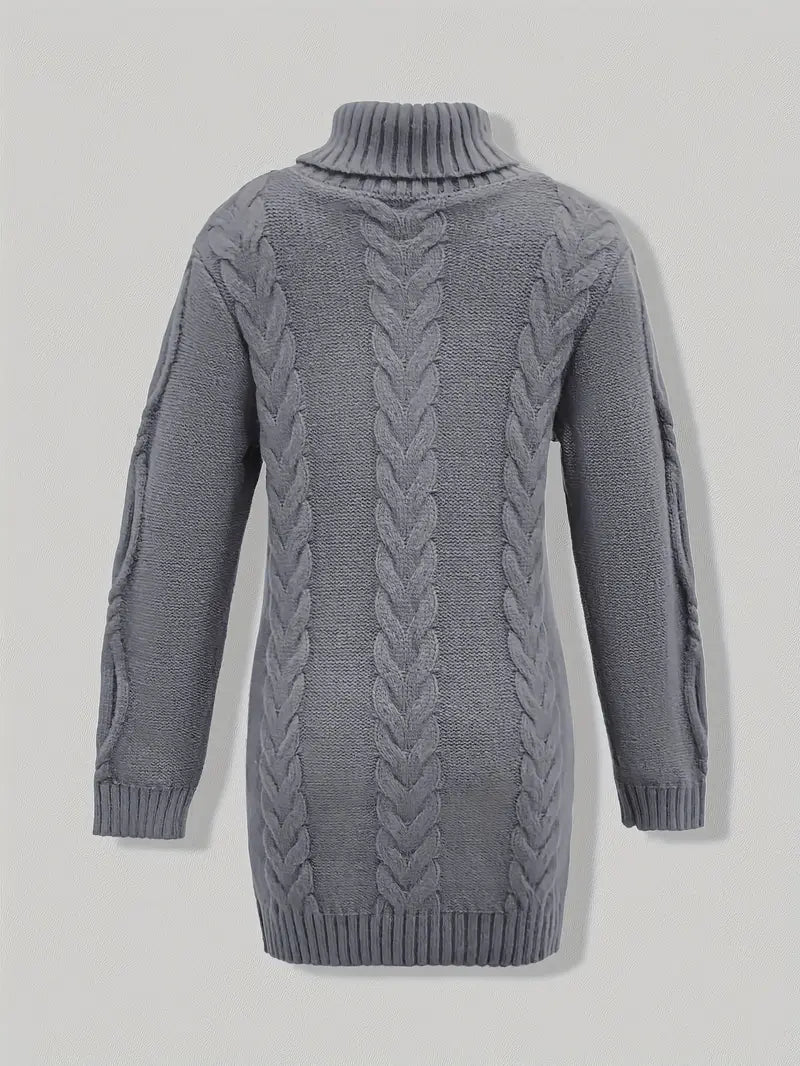 Narda - Cable Knitted Turtleneck