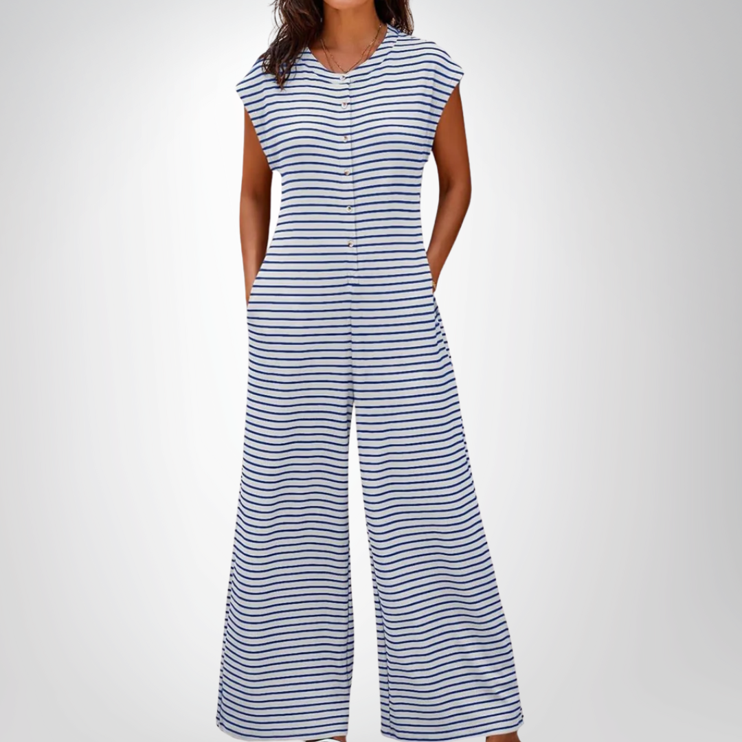Keturah - Casual Striped Jumpsuit