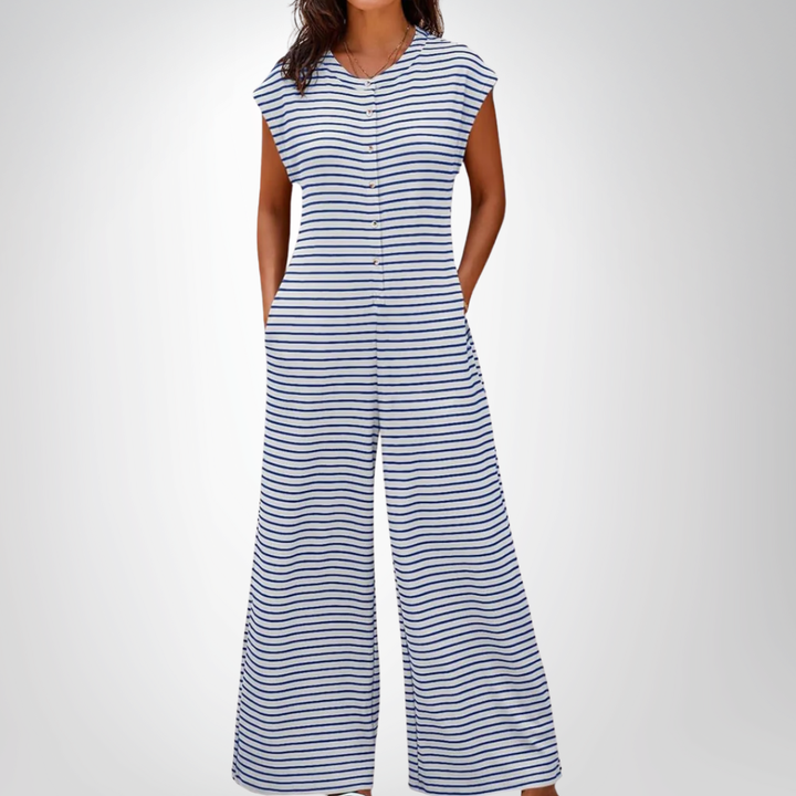 Keturah - Casual Striped Jumpsuit