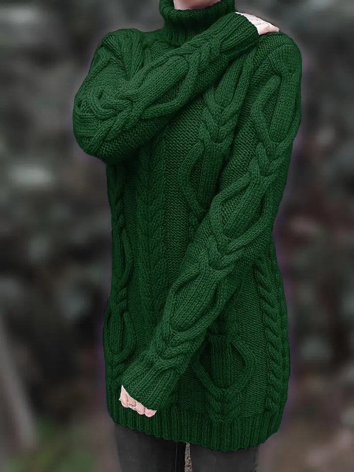 Narda - Cable Knitted Turtleneck