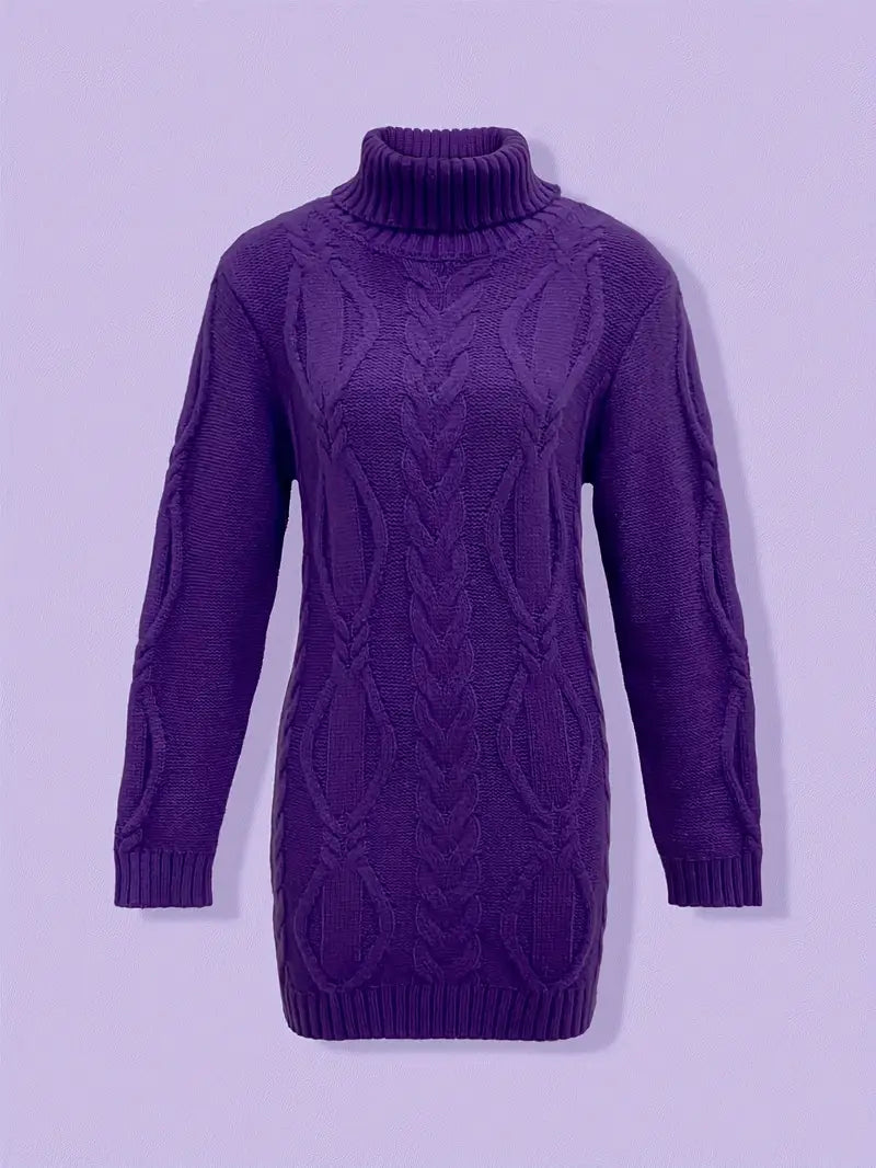 Narda - Cable Knitted Turtleneck