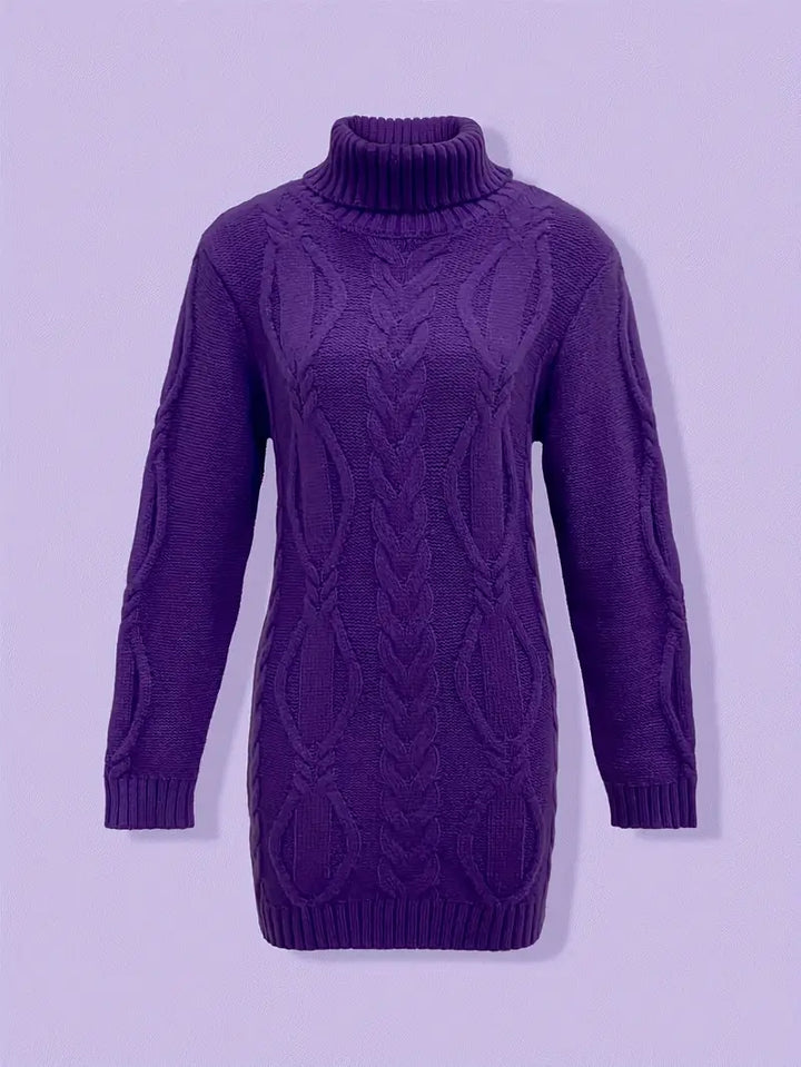 Narda - Cable Knitted Turtleneck