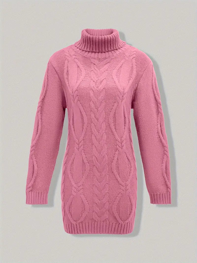 Narda - Cable Knitted Turtleneck