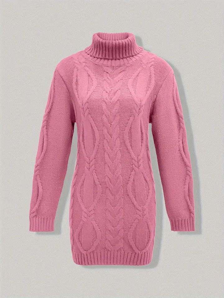 Narda - Cable Knitted Turtleneck