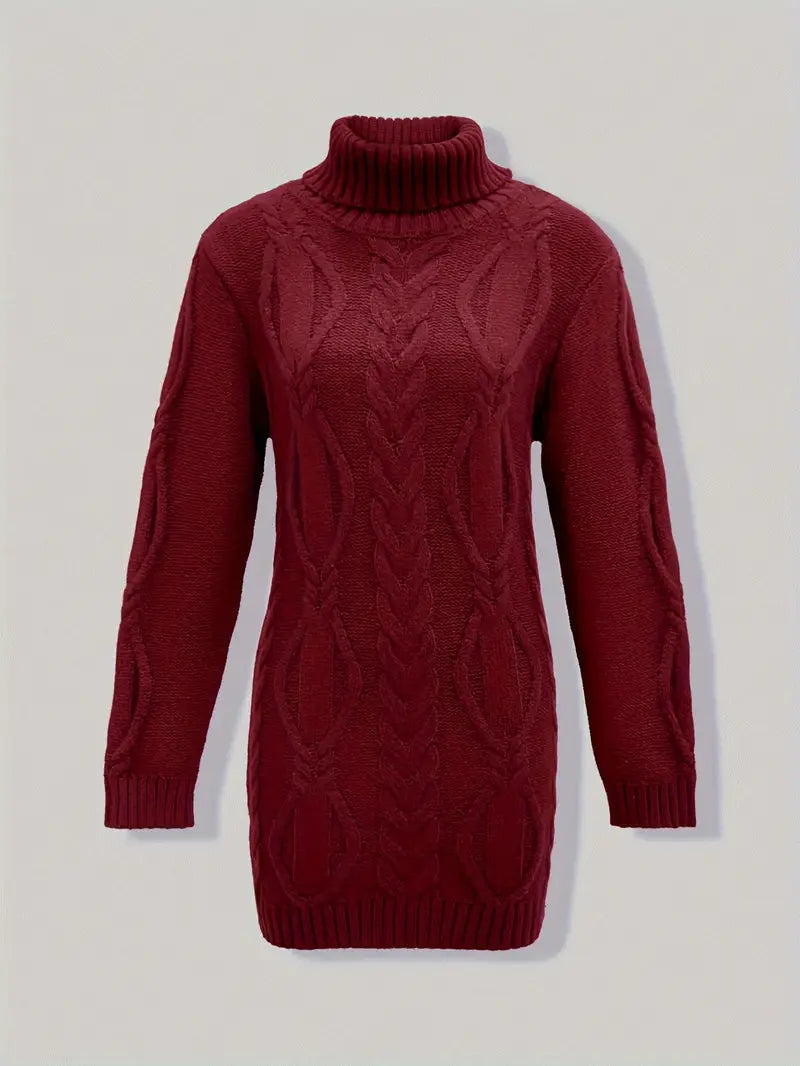 Narda - Cable Knitted Turtleneck