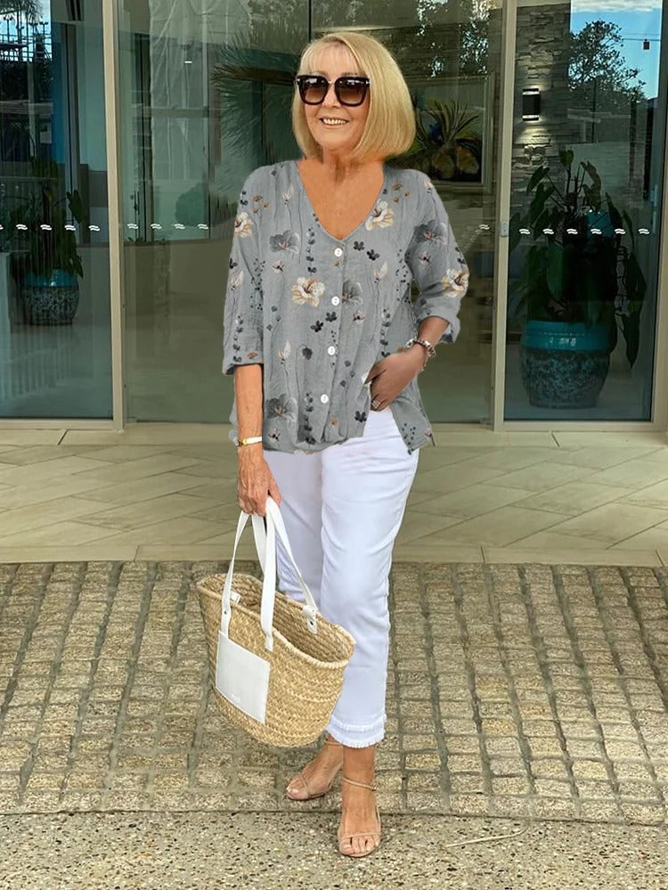 Barbara -  Floral Top