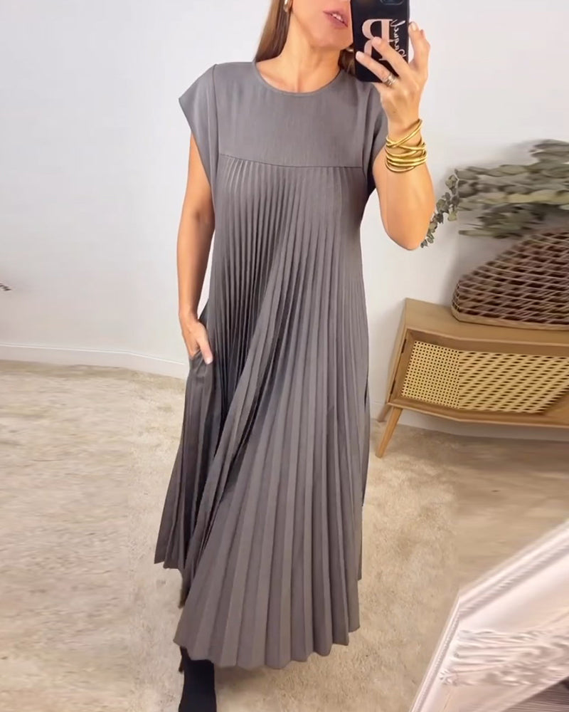 Bonnie - Pleated Maxi Dress
