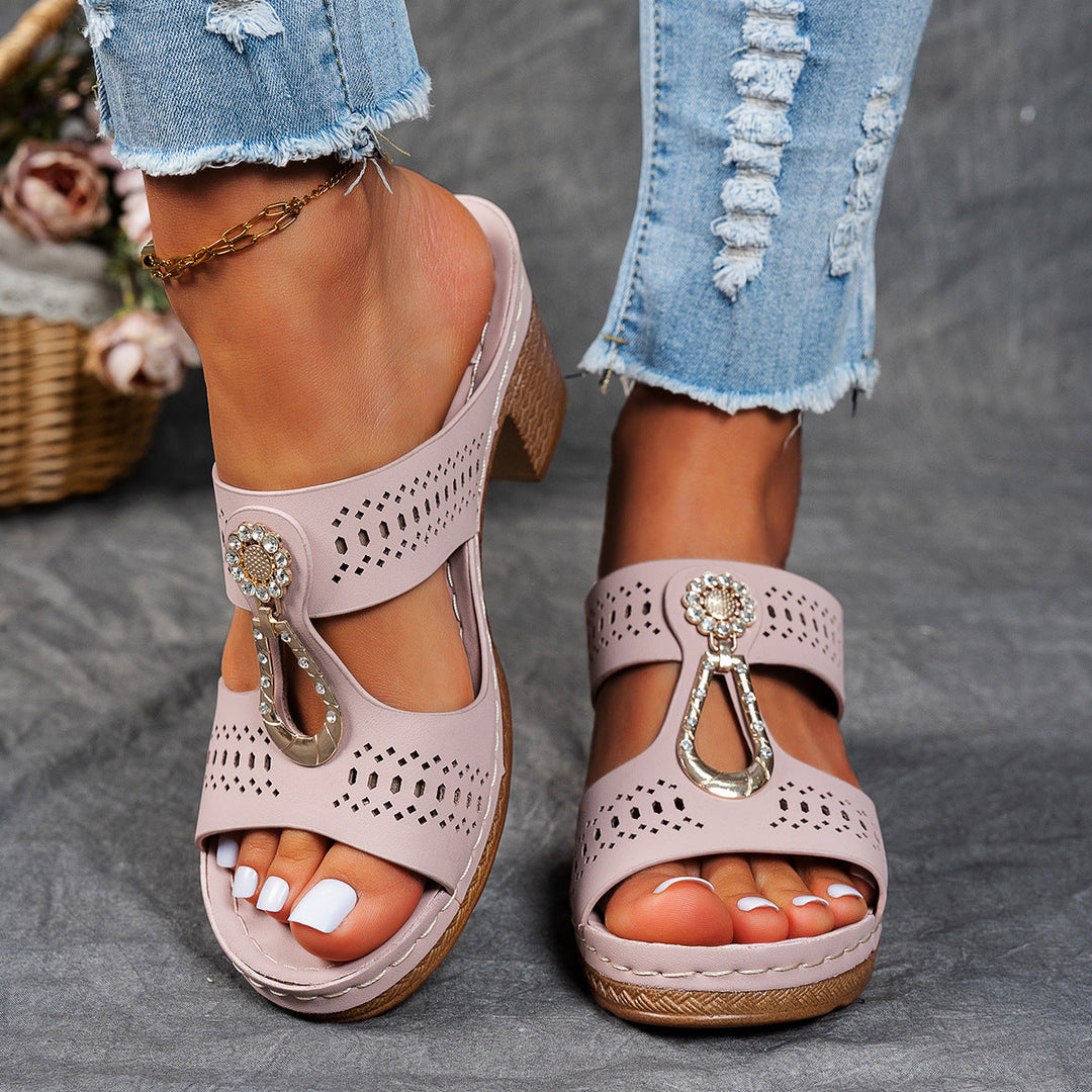 Alessa - Comfort heel sandal