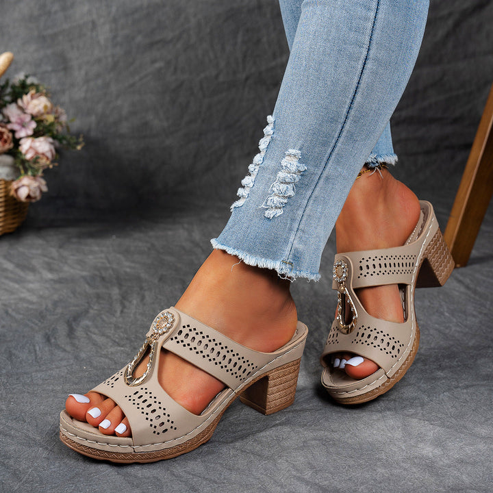 Alessa - Comfort heel sandal
