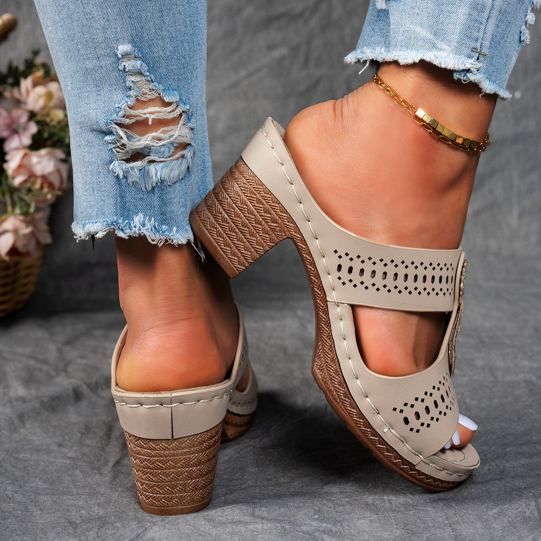 Alessa - Comfort heel sandal