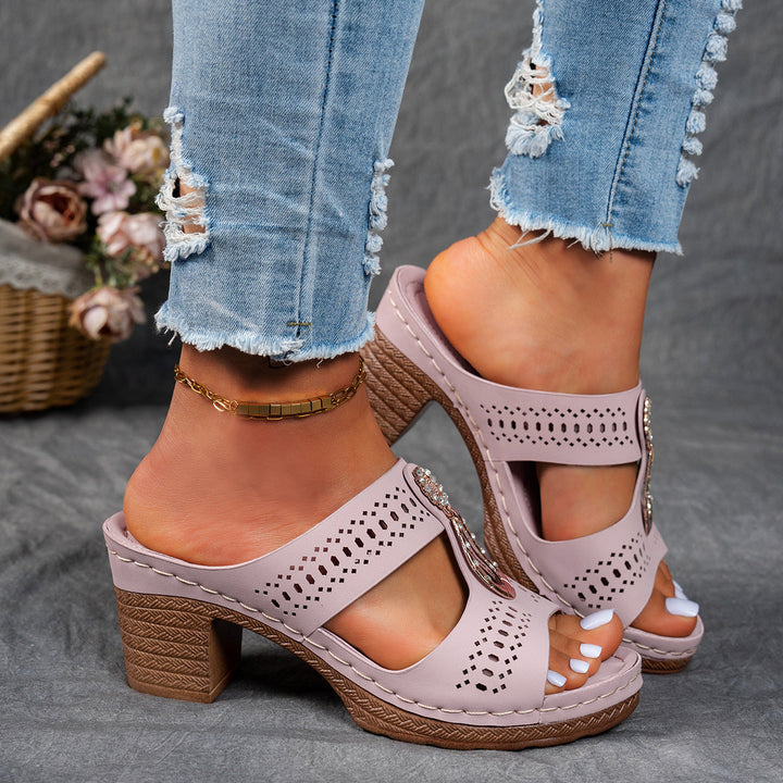 Alessa - Comfort heel sandal