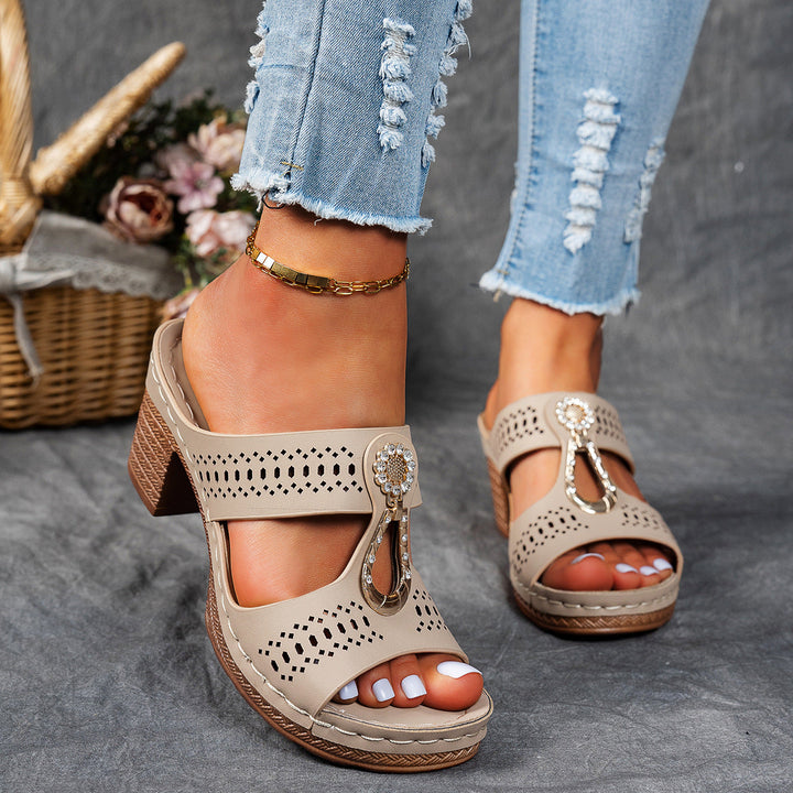 Alessa - Comfort heel sandal