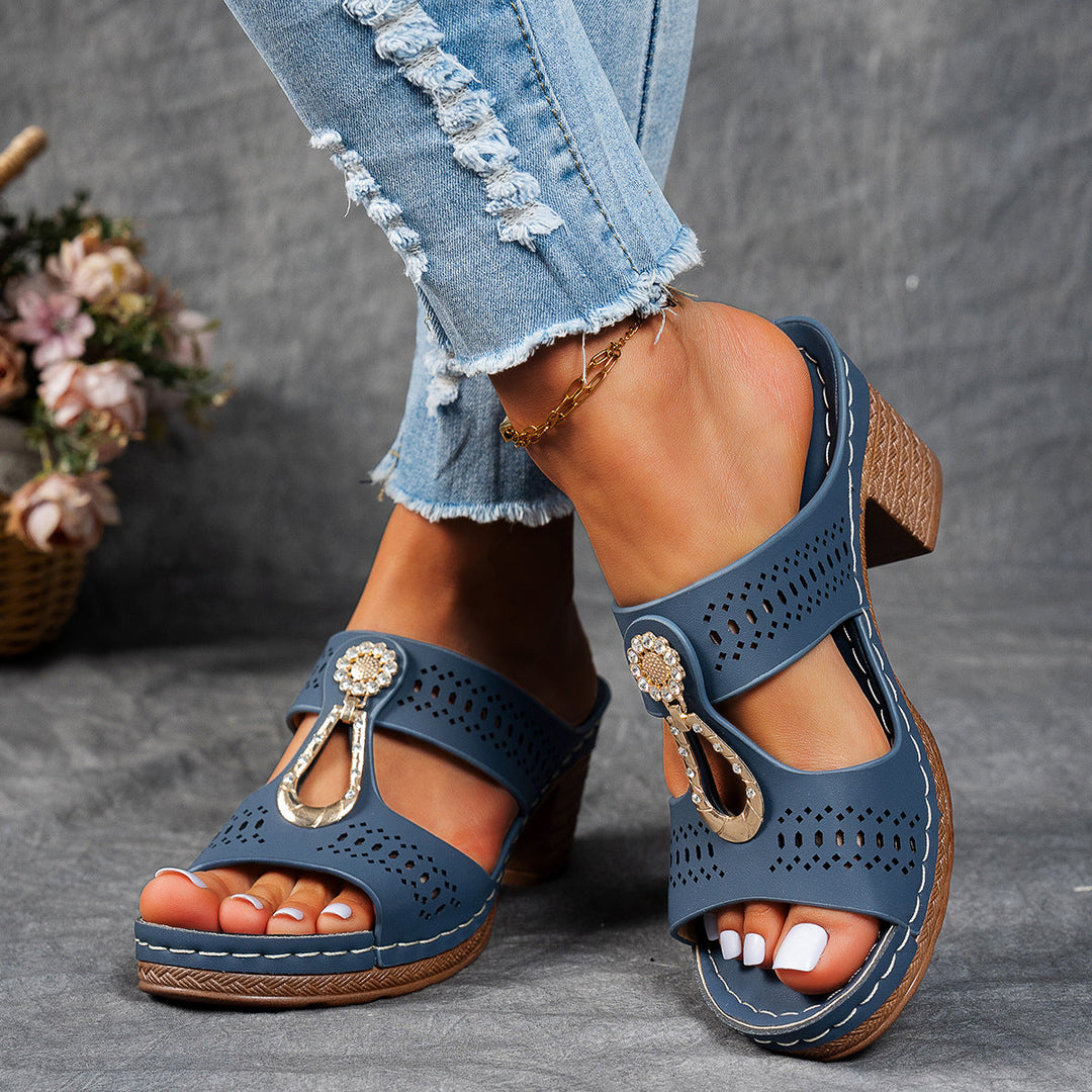 Alessa - Comfort heel sandal