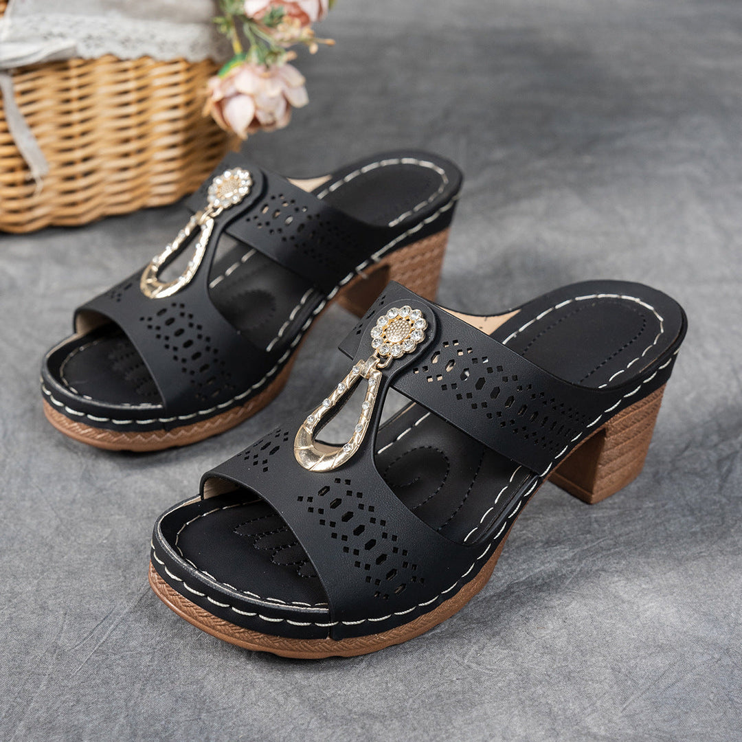 Alessa - Comfort heel sandal