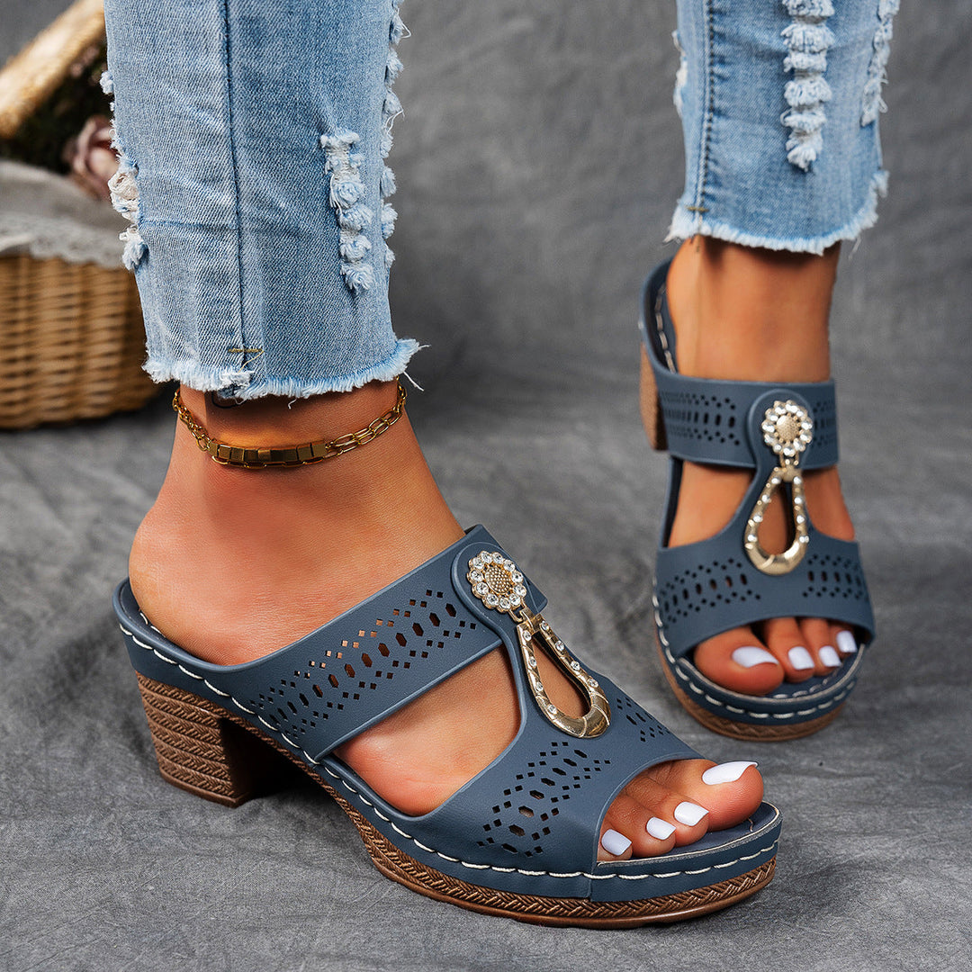 Alessa - Comfort heel sandal