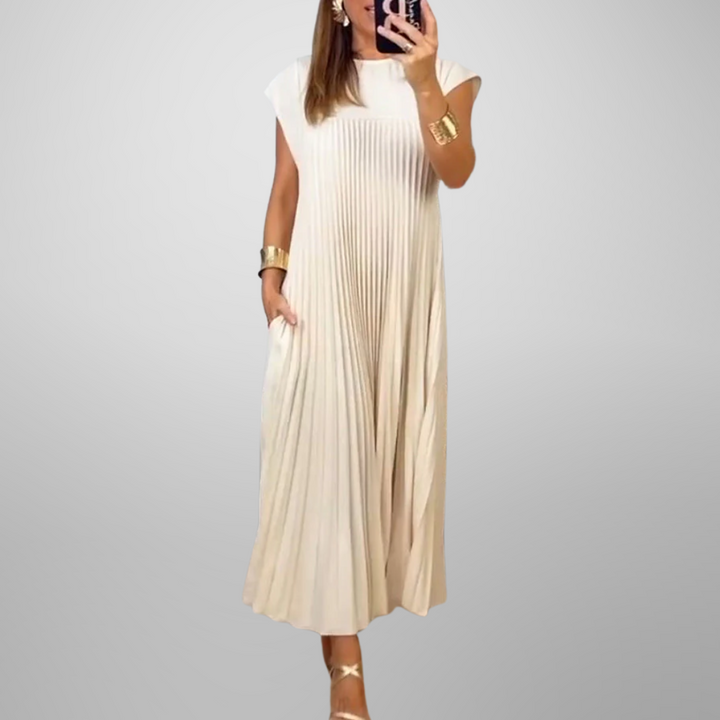 Bonnie - Pleated Maxi Dress