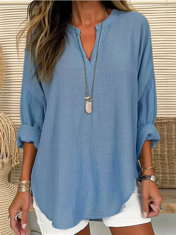 Mara – Breezy V-Neck Top