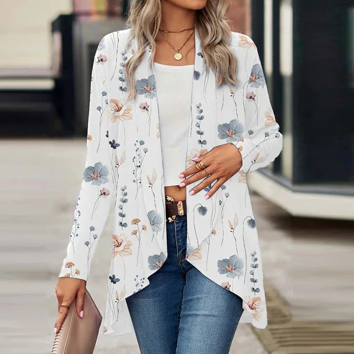 Jolindra — Floral Print Cardigan