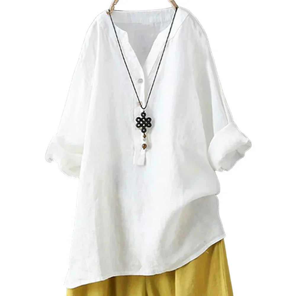 Amber – Cotton Sleeve Shirt