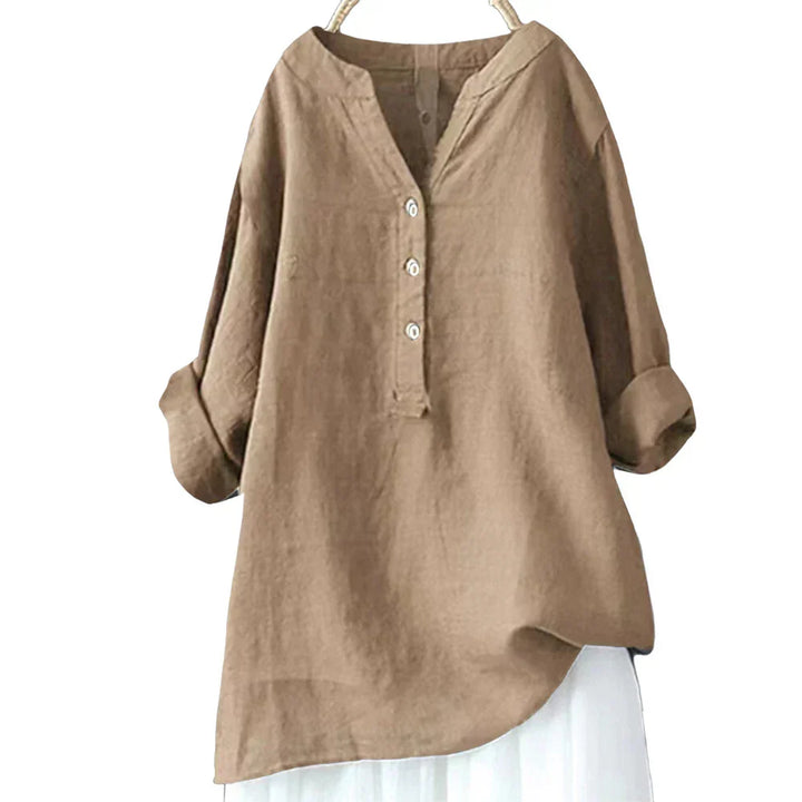 Amber – Cotton Sleeve Shirt